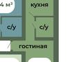 1-комнатная квартира · 33 м² · 4/5 этаж, Умбетей жырау 20 — Узак батыр за 8 млн ₸ в Астане, Нура р-н — фото 2