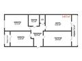 3-бөлмелі пәтер · 87.3 м² · 1 қабат, Микрорайон Береке 58, бағасы: 43 млн ₸ в Костанае — фото 2