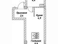 1-бөлмелі пәтер, 23.6 м², 3/3 қабат, Жангозина 61Б, бағасы: ~ 7.6 млн 〒 в Каскелене — фото 8