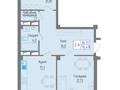 2-комнатная квартира, 76.49 м², 1/12 этаж, Сейфулина 16 за ~ 23.7 млн 〒 в Конаеве (Капчагай) — фото 2