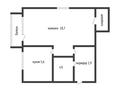 1-бөлмелі пәтер · 31.4 м² · 3/3 қабат, Бородина 215, бағасы: 11 млн ₸ в Костанае — фото 9
