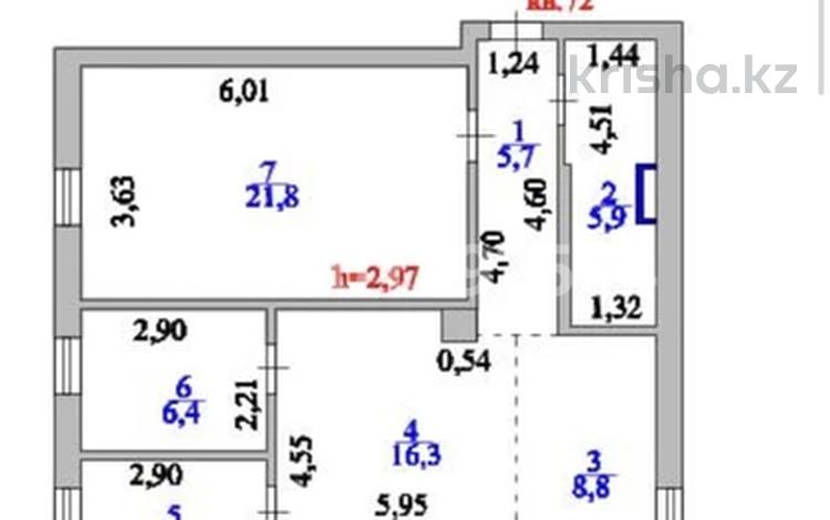 2-бөлмелі пәтер · 72 м² · 10/10 қабат, Темирбека Жургенева, бағасы: ~ 26.6 млн ₸ в Астане, Алматы р-н — фото 31