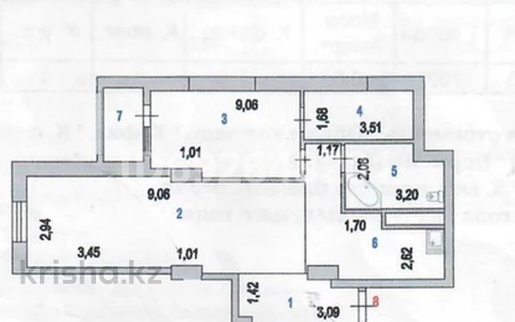 2-комнатная квартира, 72.6 м², 3 этаж, Абая 45/2 за 26 млн 〒 в Астане, р-н Байконур — фото 2