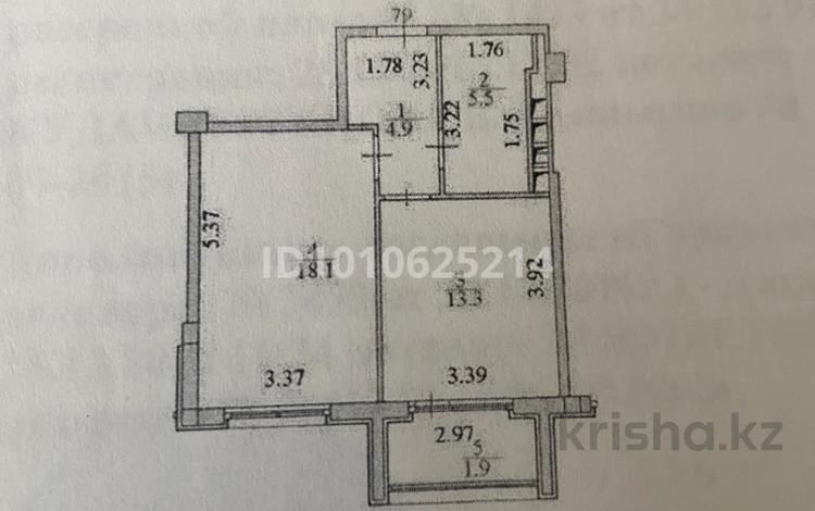 1-комнатная квартира · 50 м² · 5/7 этаж, проспект Аль-Фараби — Керей Жанибек хандар за 230 000 〒 в Астане, Есильский р-н — фото 2