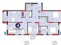 4-комнатная квартира · 116 м² · 12/14 этаж, Бухар жырау 31/1 за 81 млн ₸ в Астане, Есильский р-н