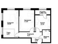 2-комнатная квартира · 70.32 м² · 3/12 этаж, ул. Фадеева, 38г 11 за 43.5 млн ₸ в Алматы, Алатауский р-н