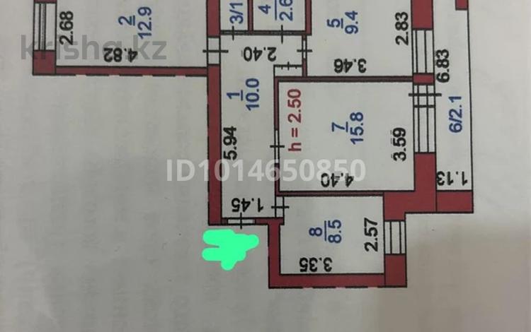 3-бөлмелі пәтер · 63 м² · 8/10 қабат, Абая 68 — Наримановский рынок, бағасы: 29 млн ₸ в Костанае — фото 2
