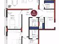 4-комнатная квартира · 138 м² · 12/17 этаж, ​Улица Шарль де Голль, 14 стр 14 за 95 млн ₸ в Астане, Алматы р-н