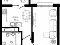 2-комнатная квартира · 42.22 м² · 3/9 этаж, Анет Баба 4 — Сдача 30 октября за 26.8 млн ₸ в Астане, Нура р-н — фото 2