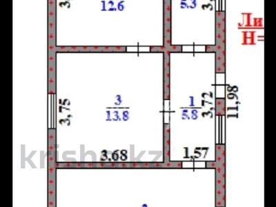 Жеке үй · 2 бөлме · 72.7 м² · 5 жүзд., 33 учётная квартал 53, бағасы: 22 млн ₸ в Исаеве