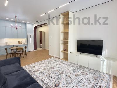 2-комнатная квартира · 70 м² · 5/7 этаж, Талгат Бигелдинов 1/2 за 1 млн 〒 в Алматы, Медеуский р-н