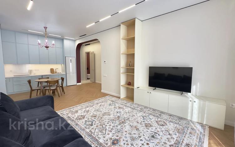 2-комнатная квартира · 70 м² · 5/7 этаж, Талгат Бигелдинов 1/2 за 1 млн 〒 в Алматы, Медеуский р-н — фото 2