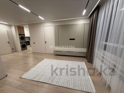2-бөлмелі пәтер · 55.7 м² · 16/18 қабат, Жандосова 94а — Утепова 31, Рамс Сити, бағасы: 50 млн ₸ в Алматы, Бостандыкский р-н