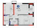 2-комнатная квартира · 69 м² · 9/17 этаж, Туран 43/3 за 65 млн ₸ в Астане, Нура р-н — фото 18