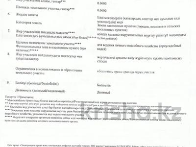 Участок · 6 соток, Талгар за 15 млн 〒