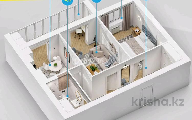2-бөлмелі пәтер · 64 м² · 2/4 қабат, мкр Старый Аэропорт, Бисена Жумагалиева 15/1 — Алаш, бағасы: 17.5 млн ₸ в Уральске — фото 2