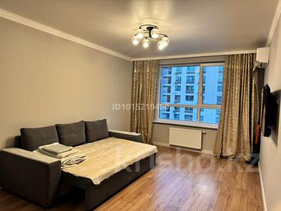 1-комнатная квартира · 46 м² · 13/14 этаж, Егизбаева 3, 5 — Каныша Сатпаева егизбаева за 2 500 ₸ в Алматы, Бостандыкский р-н