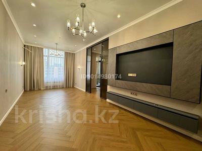 3-комнатная квартира · 111.3 м² · 11/14 этаж, Шамши Калдаяков 16 за 104 млн ₸ в Астане, Сарайшык р-н