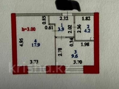 1-комнатная квартира · 36 м² · 1/12 этаж, Чингиз Айтматов за 21 млн ₸ в Астане, Сарыарка р-н