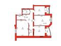 3-бөлмелі пәтер · 142 м² · 3/5 қабат, Алтын орда ш/а., Мустафы Шокая, бағасы: 43.8 млн ₸ в Актобе, мкр. Алтын орда — фото 2