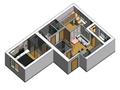 3-бөлмелі пәтер · 66 м² · 8/9 қабат, Александр Сызганов 1/2, бағасы: ~ 55 млн ₸ в Астане, Есильский р-н — фото 5