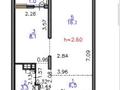 1-бөлмелі пәтер · 35 м² · 7/9 қабат, Райымбек 590/19, бағасы: 20.5 млн ₸ в Алматы, Наурызбайский р-н