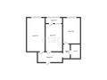 2-бөлмелі пәтер · 60.5 м² · 2/9 қабат, Береке, бағасы: 29 млн ₸ в Костанае — фото 16
