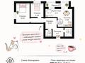 3-комнатная квартира · 84 м² · 8/10 этаж, Масаты 36 — Жанибекова за 31.5 млн ₸ в Астане, Алматы р-н
