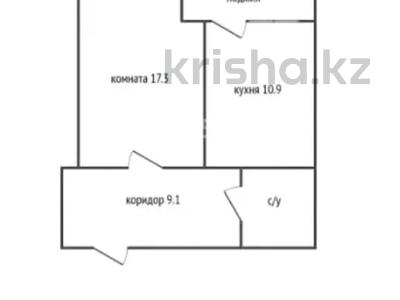1-комнатная квартира · 42.6 м² · 4/9 этаж, Тауелсиздик 30 за 27 млн ₸ в Костанае