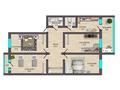 4-комнатная квартира, 111.2 м², 15-й мкр за 34.5 млн 〒 в Актау, 15-й мкр — фото 2