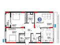 3-бөлмелі пәтер · 100 м² · 4/9 қабат, Турар Рыскулов 18, бағасы: 71.5 млн ₸ в Астане, Есильский р-н