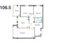 3-комнатная квартира, 101.3 м², 2/6 этаж, Жилгородок 1 за ~ 43.6 млн 〒 в Атырау, мкр Жилгородок — фото 2
