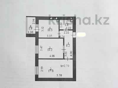 2-комнатная квартира, 55.2 м², 2/12 этаж, Бейбарыс Султан 25 за 21 млн 〒 в Астане, Сарыарка р-н