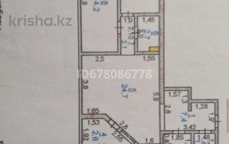 3-комнатная квартира, 74.1 м², 2/7 этаж, 9 улица 17/2 за 20 млн 〒 в Туркестане — фото 2