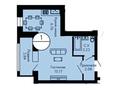 1-бөлмелі пәтер · 30.6 м² · 2/10 қабат, Кошкарбаева 60в, бағасы: 14.8 млн ₸ в Астане, Сарайшык р-н — фото 2