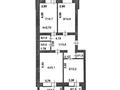 3-бөлмелі пәтер · 88.8 м² · 8/9 қабат, Старый аэропорт 13а, бағасы: 35 млн ₸ в Кокшетау — фото 13