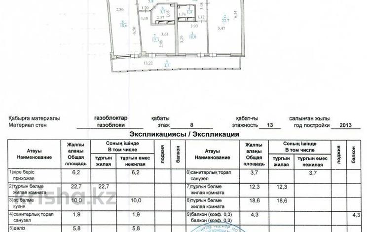 3-бөлмелі пәтер · 85.5 м² · 8/13 қабат, айтматова 36, бағасы: ~ 33.9 млн ₸ в Астане, Нура р-н — фото 21