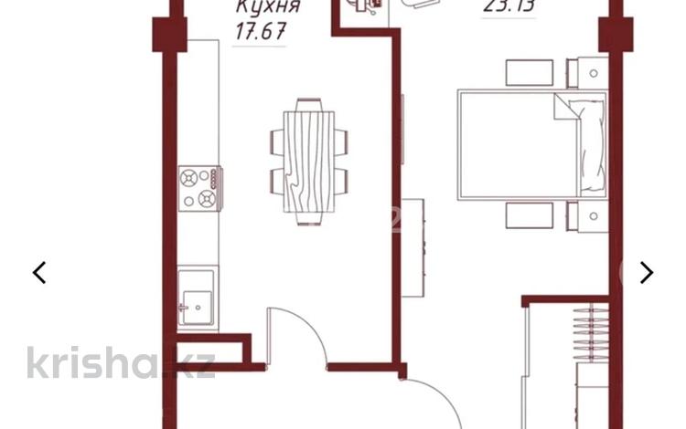 2-бөлмелі пәтер · 56.7 м² · 4/6 қабат, Илтипат 49 — ул. Шаляпина, ул. Яссауи, бағасы: 39.9 млн ₸ в Алматы, Наурызбайский р-н — фото 23