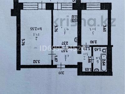 2-комнатная квартира · 54.1 м² · 9/9 этаж, Нур Актобе, Бопай ханым 20Г за 16 млн ₸