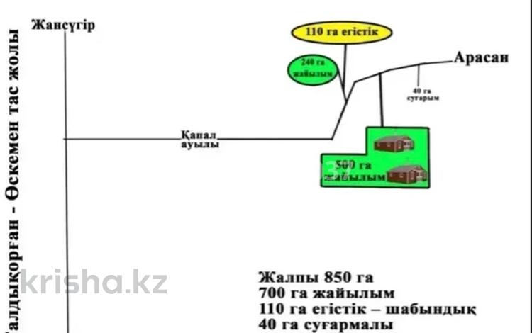 Участок · 850 га, Капал за 40 млн ₸ — фото 2