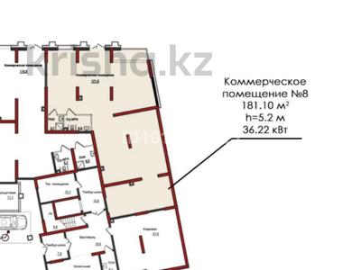 Свободное назначение, офисы, магазины и бутики, склады, общепит, салоны красоты, бани, гостиницы и зоны отдыха, фитнес и спорт, медцентры и аптеки, образование, развлечения, конференц-залы, кабинеты и рабочие места, студии · 181.5 м² за ~ 3.6 млн ₸ в Алматы, Медеуский р-н
