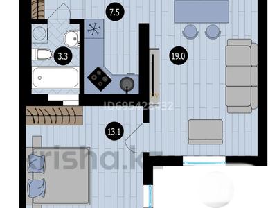 2-комнатная квартира, 44 м², 3/3 этаж, мкр Тепличный, Мкр Куаныш 17 за 32 млн 〒 в Алматы, Ауэзовский р-н