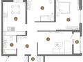 3-комнатная квартира · 75.9 м² · 3/16 этаж, Мангилик Ел 74 за ~ 39.3 млн ₸ в Астане