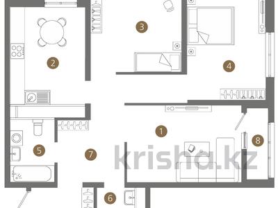 3-комнатная квартира · 75.9 м² · 3/16 этаж, Мангилик Ел 74 за ~ 39.3 млн ₸ в Астане