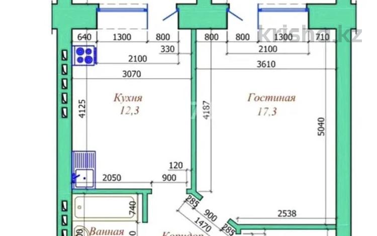 1-комнатная квартира · 49 м² · 6/9 этаж, мкр. Алтын орда, Молдагуловой 70 за 18.8 млн ₸ в Актобе — фото 2