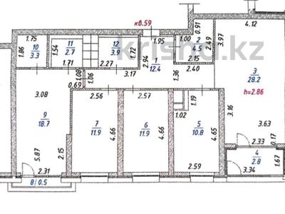 4-комнатная квартира, 115 м², 5 этаж, мкр Алмагуль, Гагарина за 125 млн 〒 в Алматы, Бостандыкский р-н