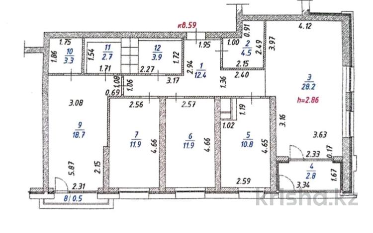 4-комнатная квартира, 115 м², 5 этаж, мкр Алмагуль, Гагарина за 125 млн 〒 в Алматы, Бостандыкский р-н — фото 2