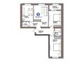 3-бөлмелі пәтер · 84.2 м², Е 909 29, бағасы: ~ 53.2 млн ₸ в Астане, Нура р-н — фото 3