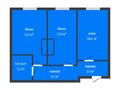 2-комнатная квартира · 51.5 м² · 6/9 этаж, Абая 28/3 за 14.4 млн 〒 в Костанае — фото 6
