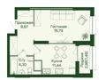 1-комнатная квартира · 42.55 м², Шамши Калдаяков 60Б, 60А за ~ 25.1 млн ₸ в Астане, Сарайшык р-н — фото 3
